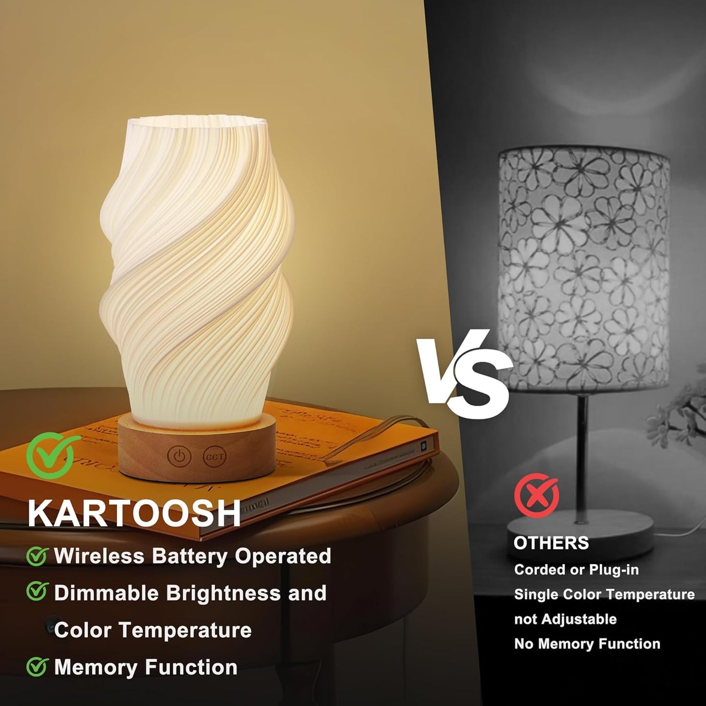 Wireless wall lights
