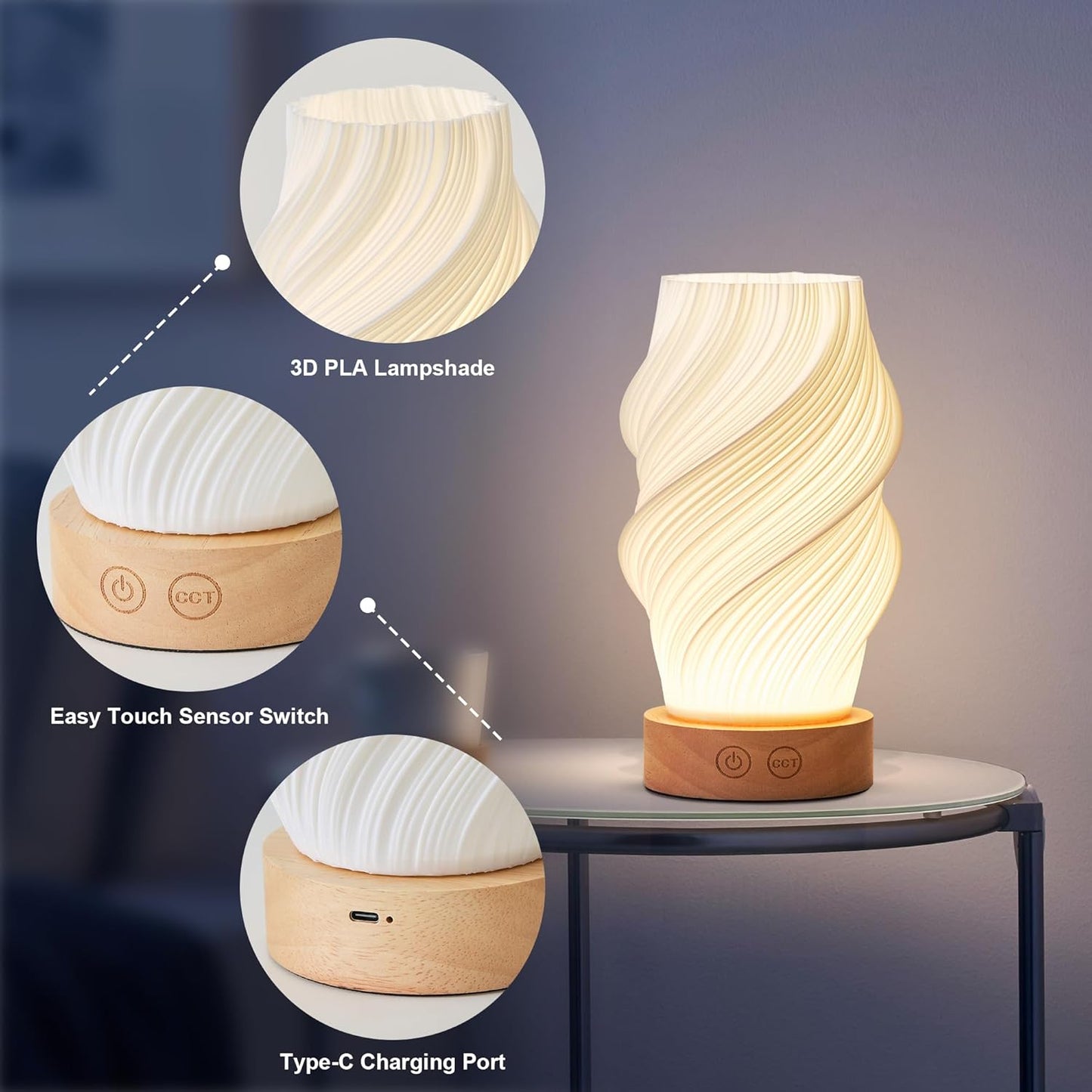 Wireless wall lights