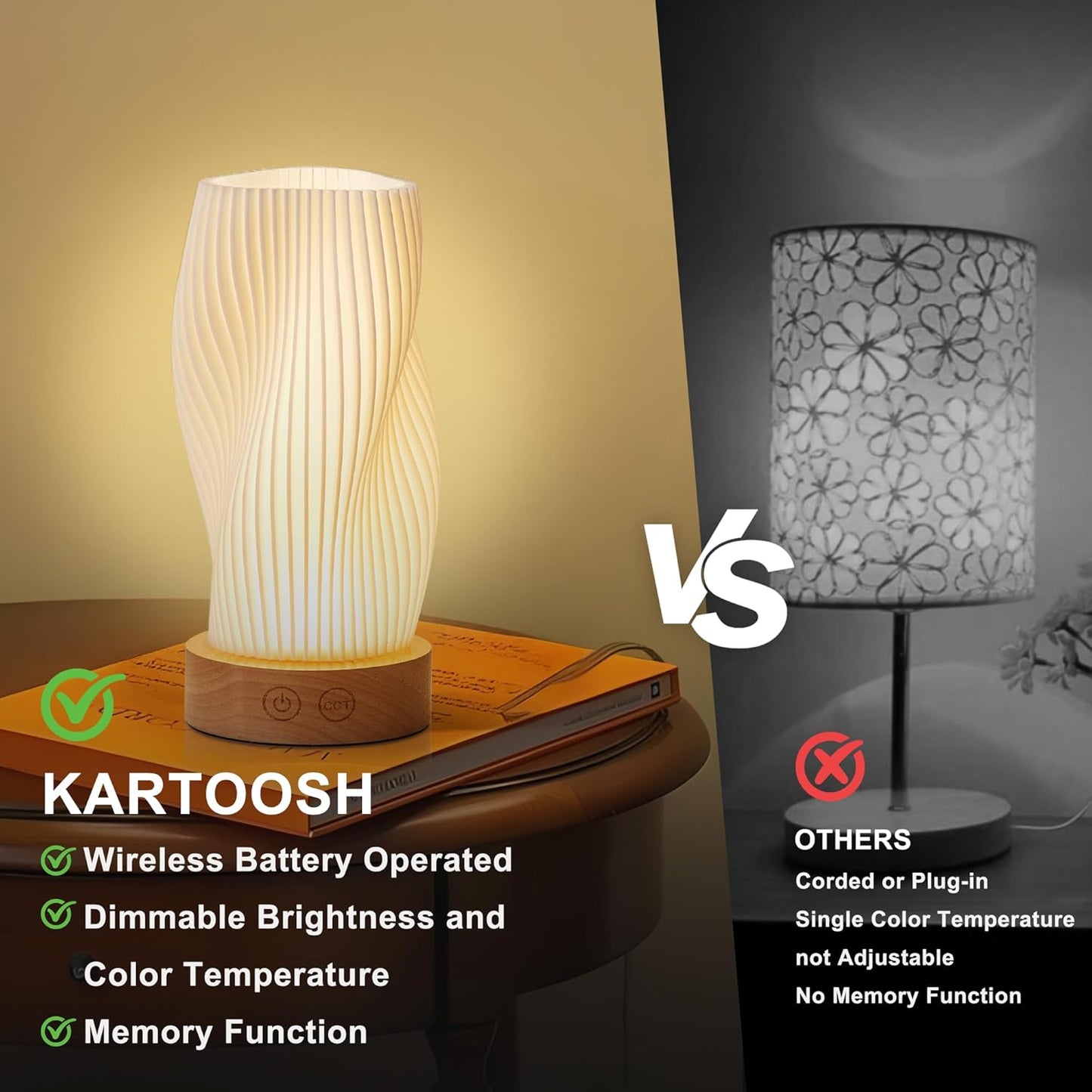 Wireless wall lights