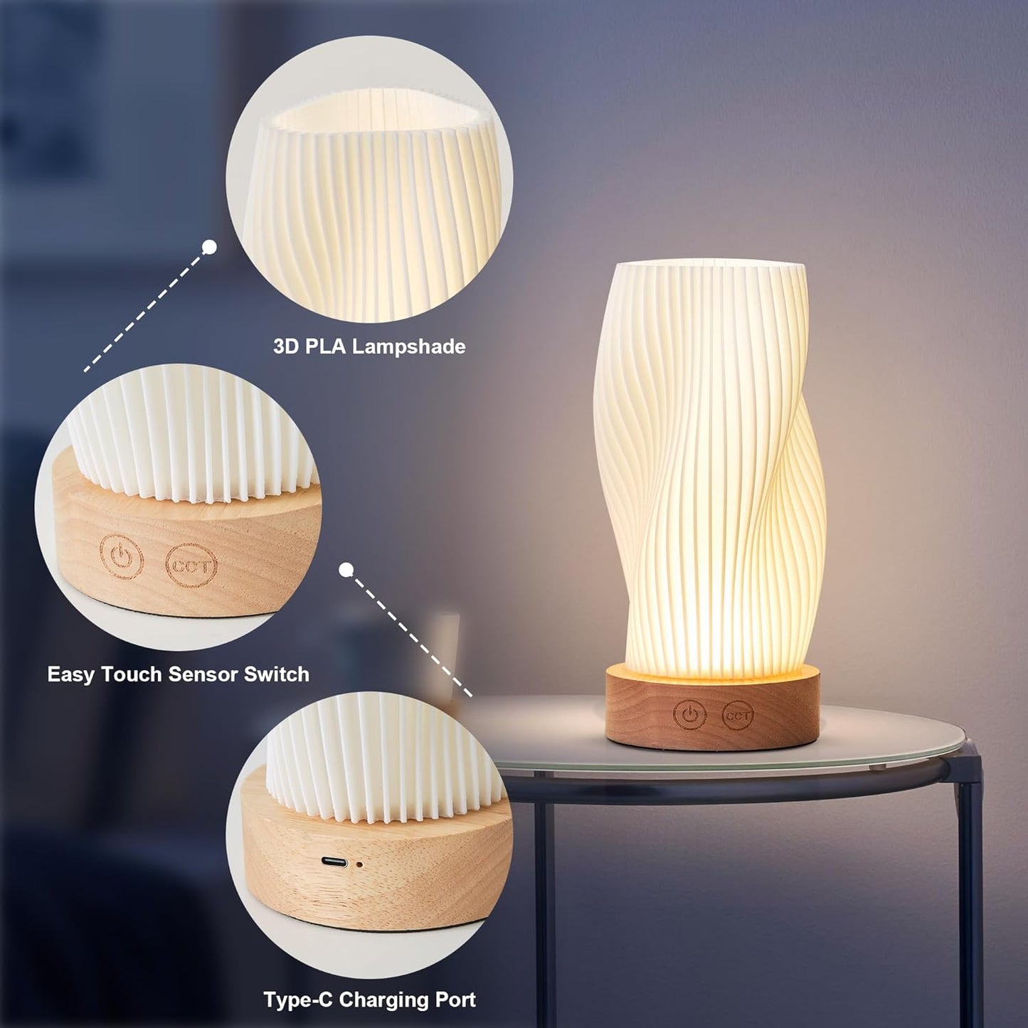 Wireless wall lights