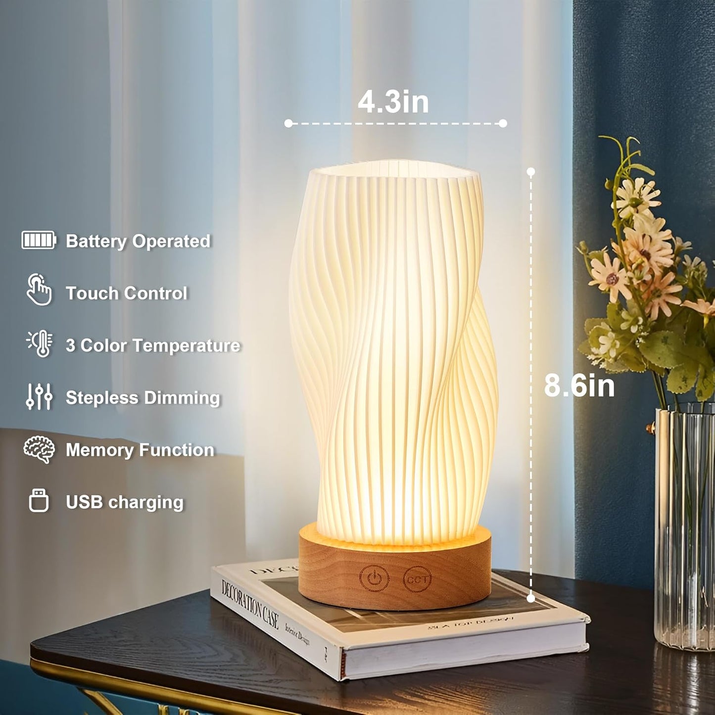 Wireless wall lights